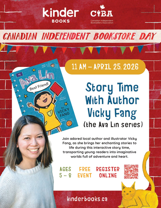 April 25, 10-6, Celebrate Canadian Independent Bookstore Day with us!