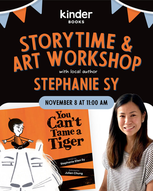Nov 8, 11 am, Storytime and Art Workshop with local author Stephanie Sy