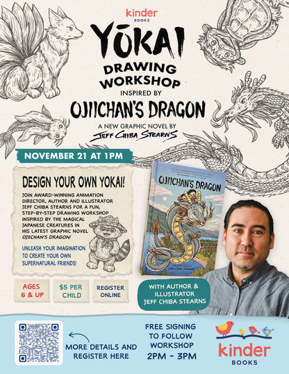 Ojiichan's Dragon Workshop and Book Signing, November 21, 1 pm