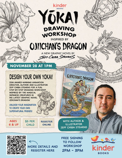 Ojiichan's Dragon Workshop and Book Signing, November 28, 1 pm