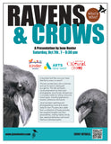 October 3, 7:00 PM: Talk on Crows and Ravens by June Hunter