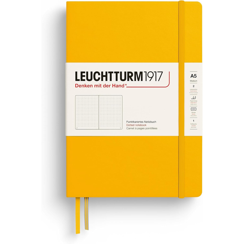 Leuchtturm1917 Notebook Medium (A5), Hardcover, Sunflower, dotted