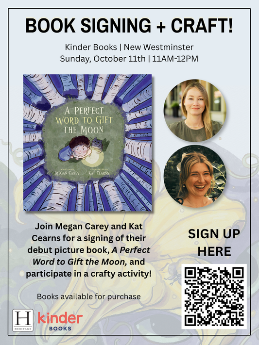 Oct 11, 11 am, Storytime and Craft- A Perfect Word to Gift the Moon