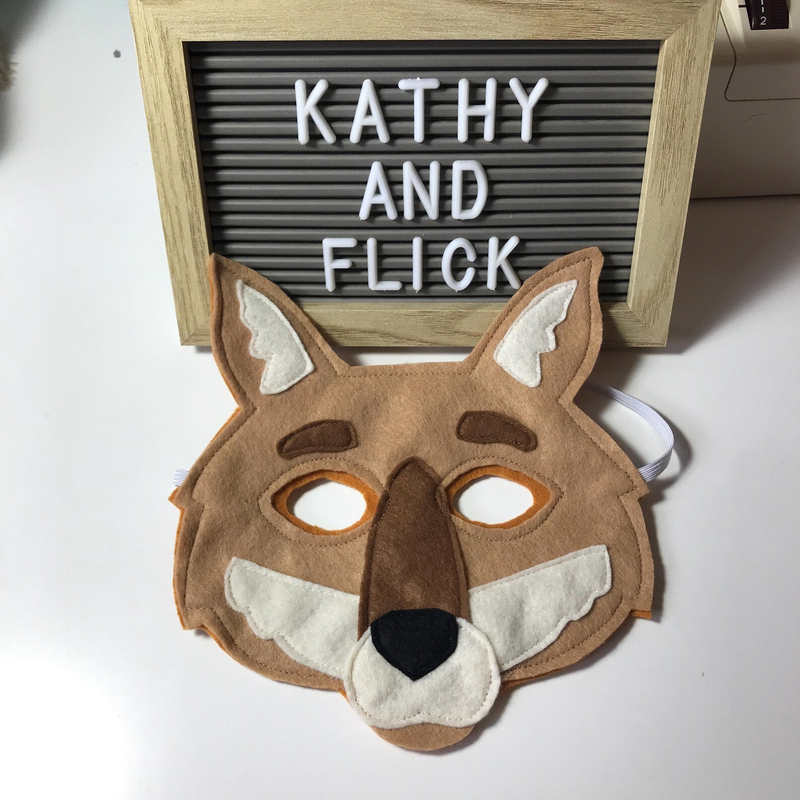 Felt Masks by Kathy and Flick