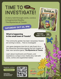 Oct 24, 1 pm, The Mysteries of Tosola - A story told through cards, comics and AR with Red + Blue Stories.