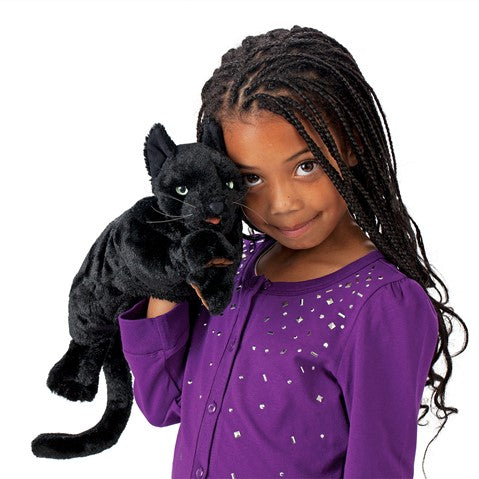 Black Cat Hand Puppet