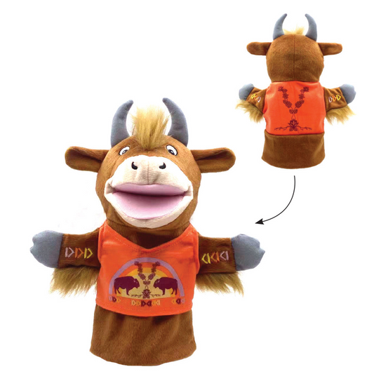 Bobo the Buffalo Puppet, Storm Angeconeb, Lac Seul First Nation, Ojibwe