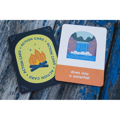 Campfire Stories Deck - For Kids!: Storytelling Games to Ignite Imagination