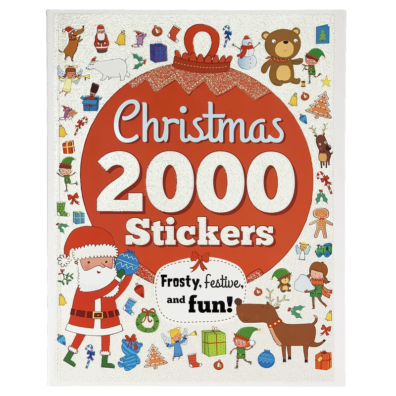 2000 Stickers Christmas Activity Book