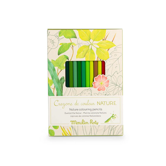 Le Botaniste - 12 NATURE Colouring Pencils and Cards
