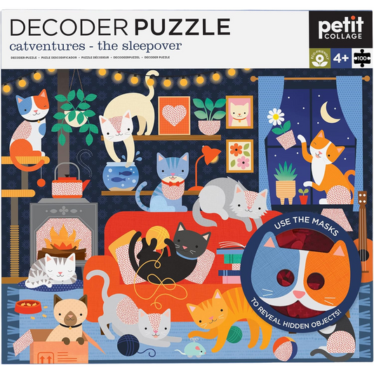 Decoder Puzzle: Catventures - The Sleepover