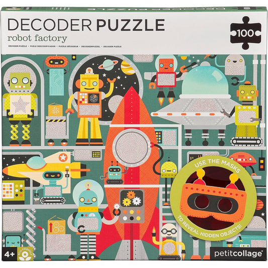 Robot Factory Decoder Puzzle