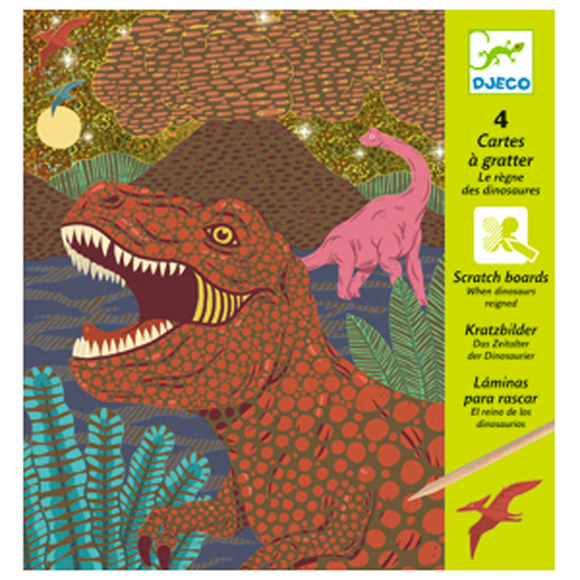 Scratch cards - When dinosaurs reigned by Djeco