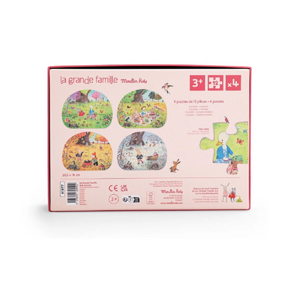 Grande Famille - Seasons Mini Puzzles 4x12pcs