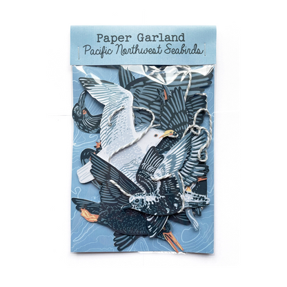 Pacific Northwest Sea Birds Paper Garland