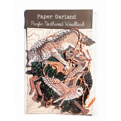 Pacific Northwest Woodland Paper Garland
