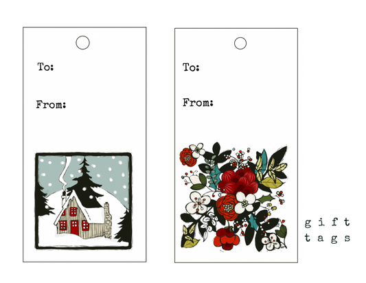 Holiday Gift Tags by Newfolk