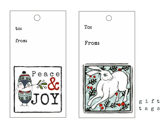 Holiday Gift Tags by Newfolk