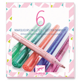6 glitter markers by Djeco