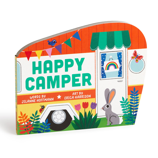 Happy Camper Shaped Board Book