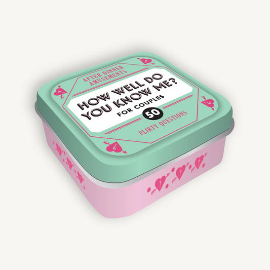 After Dinner Amusements: How Well Do You Know Me? For Couples