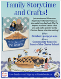 Oct 13, 9.30 am, Family Storytime with local author Hayley Lowe "The Pie Reports"