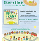 Nov 3, 9.30 am Storytime with art +crafts with local author/ illustrator Mavis Lui