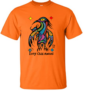 Orange Shirts by Cree Artist James Groening -