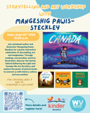 Word Vancouver, Storytelling and Art Workshop with Mangeshig Pawis-Steckley: September 26, 10.30 am,