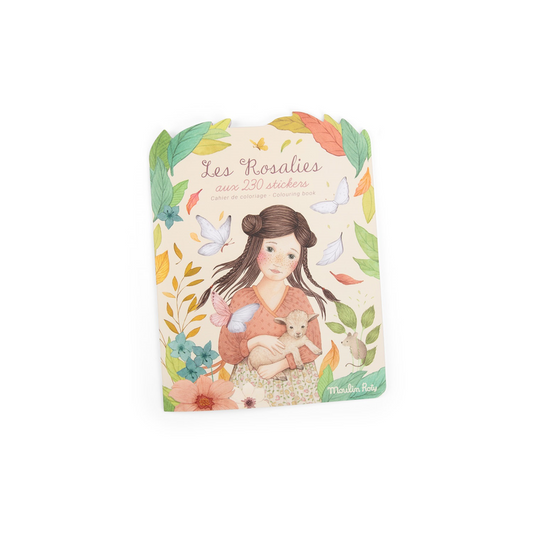 Colouring Book with Stickers - Les Rosalies