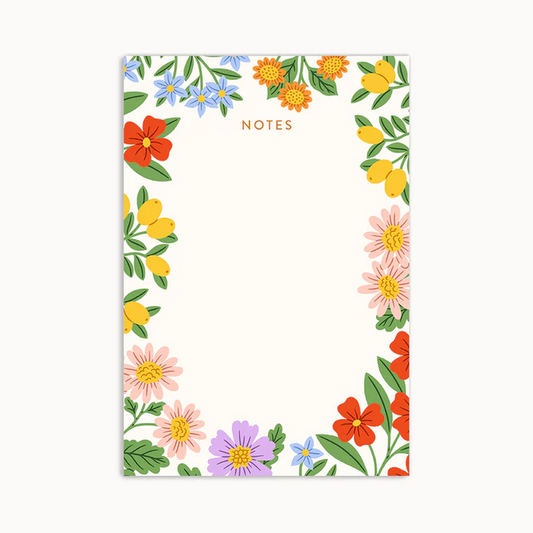 Linden Floral Note Pad