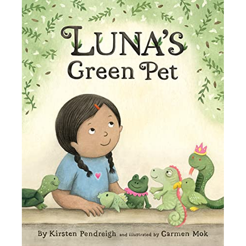 Luna's Green Pet