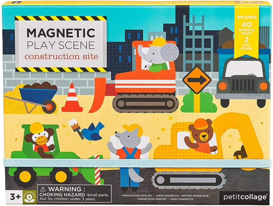 Construction Site Magnetic Play Scene