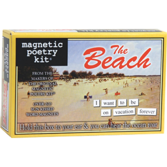 Magnetic Poetry : The Beach