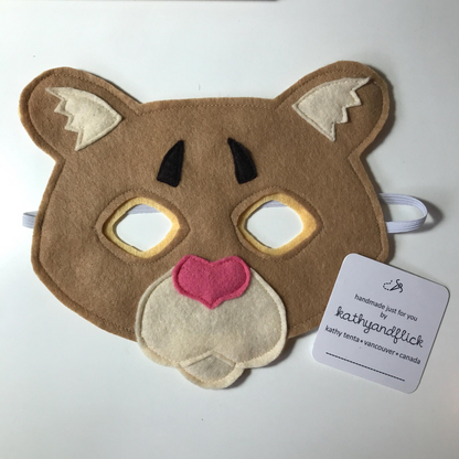 Felt Masks by Kathy and Flick