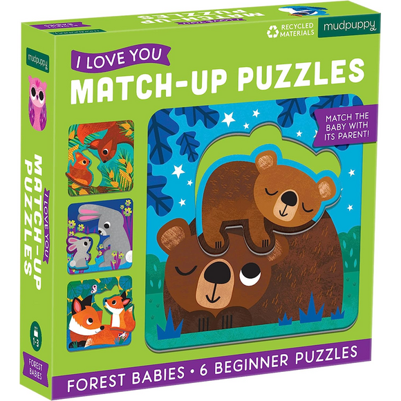 Match-Up Puzzles- Adorable Forest Baby