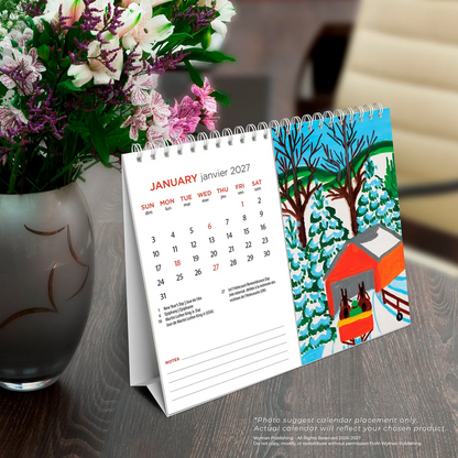 Maud Lewis Double-View 2027 Easel Calendar