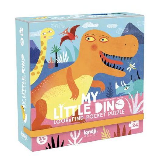 Pocket Puzzle - My Little Dino 24 pc look and find pocket puzzleby Londji