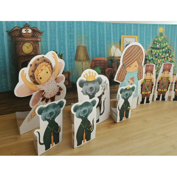 Paper Puppet Play Set: The Mouse King & The Nutcracker