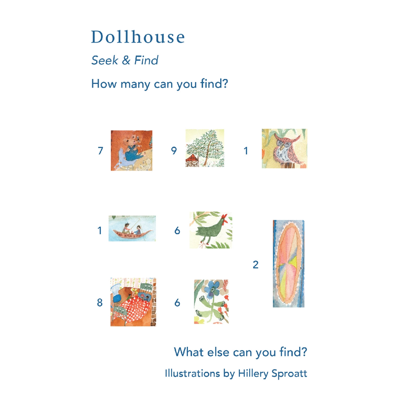 Playsilk Seek & Find Dollhouse Play Scene by Sarah's Silks