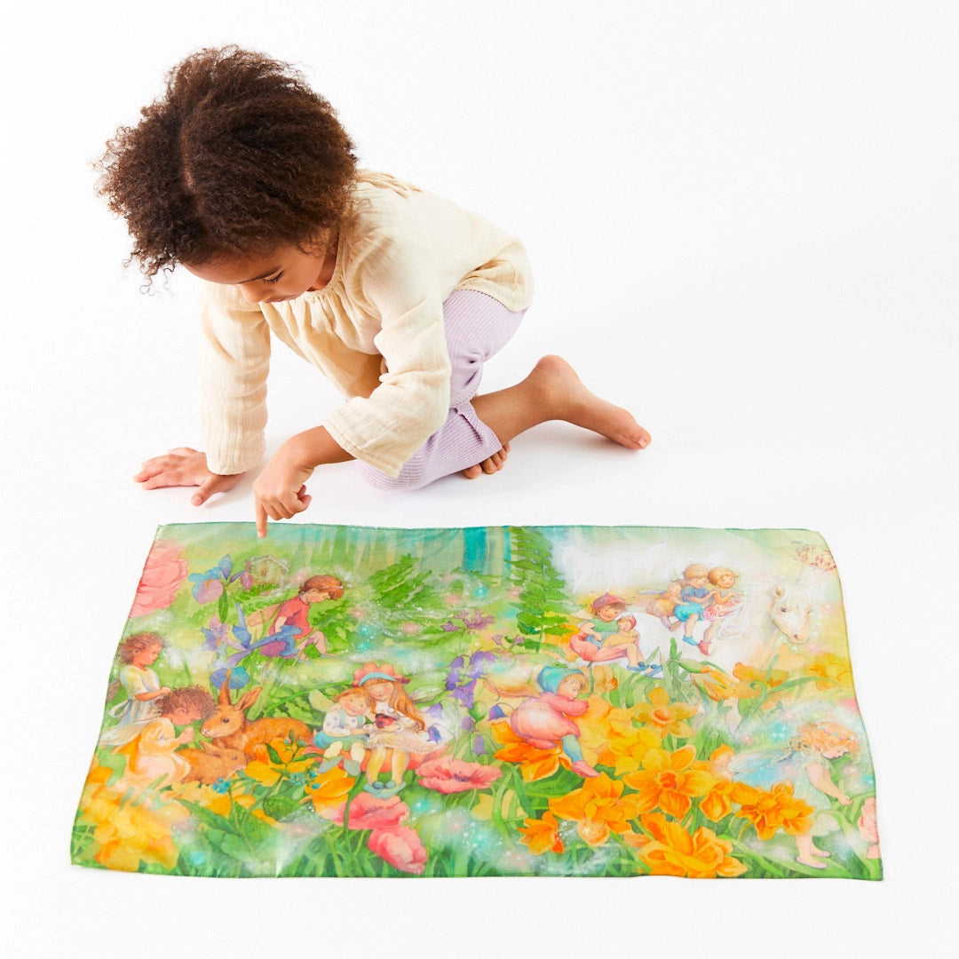 Seek & Find Activity Playsilk - Fairyland by Sarah's Silk