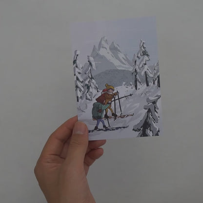 Hidden Interactive Postcard-Subalpine Joy