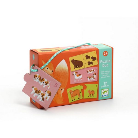 Puzzle duo - Baby Animals