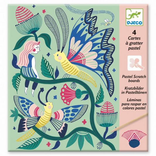Scratch cards - Fantasy garden