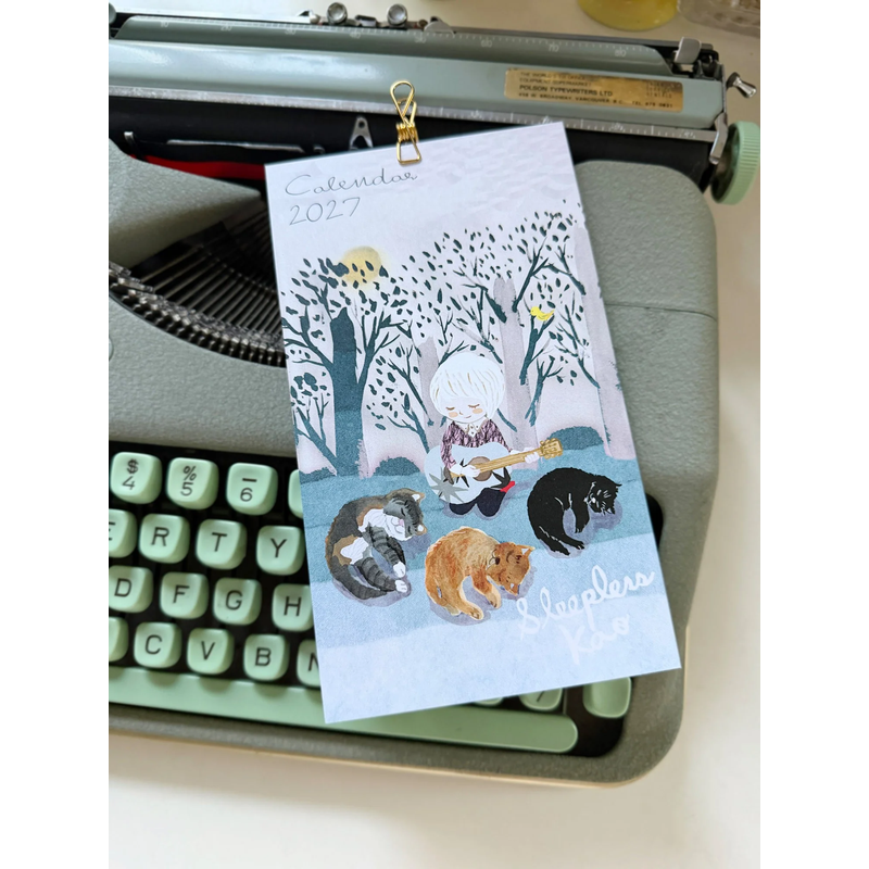 Sleepless Kao Postcard Calendar 2027