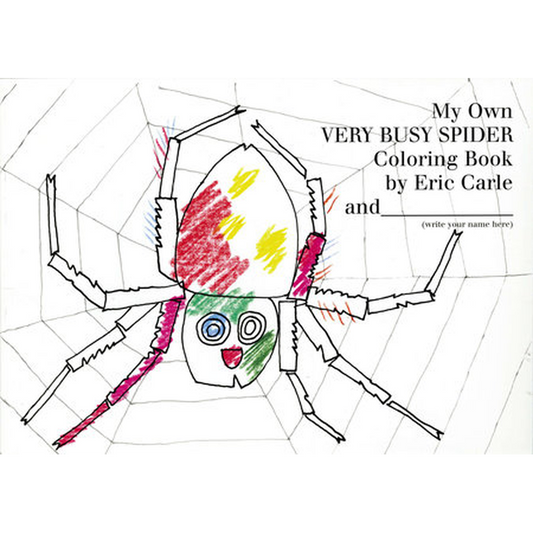 My Own Very Busy Spider Coloring Book