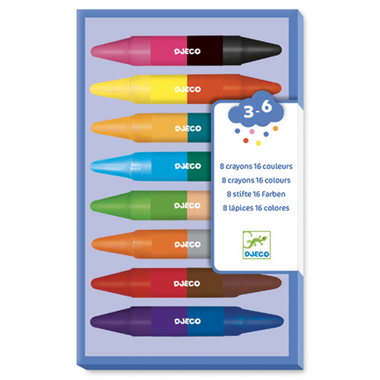 8 twin crayons by Djeco