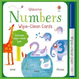 WIPE-CLEAN Numbers CARDS