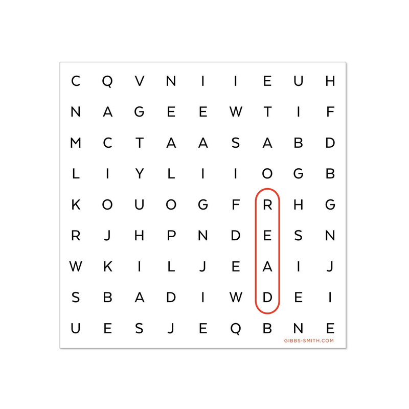 Word Search Sticker
