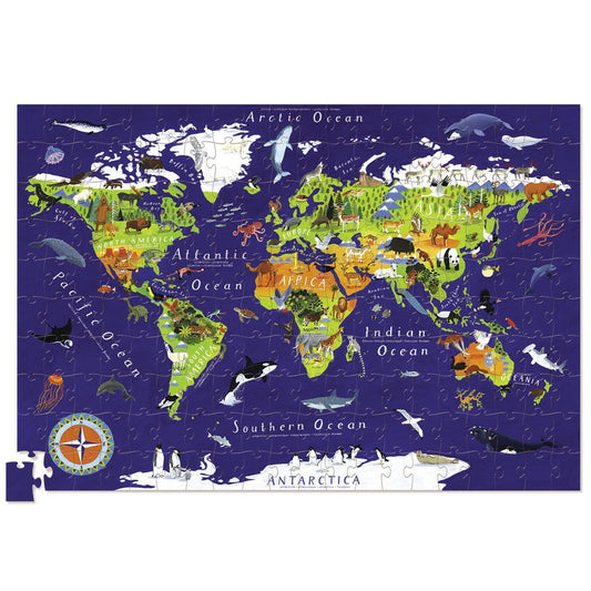 World Poster Puzzle, 200 Pieces by Crocodile Creek